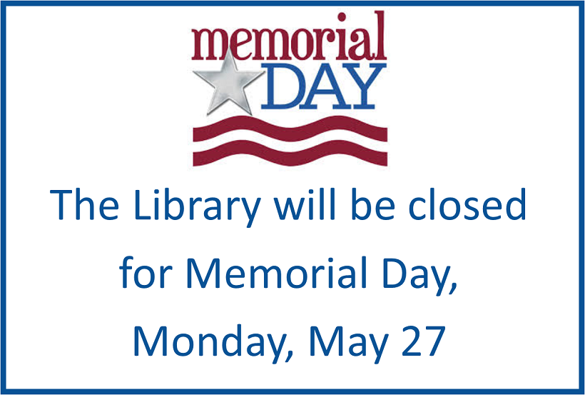 Closed For Memorial Day Belleville Public Library
